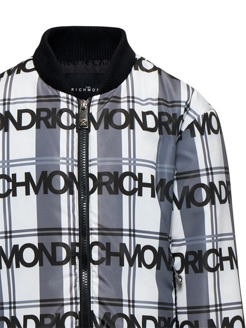 Bomberino logo RICHMOND | RBA25091GBBIANCP NERO
